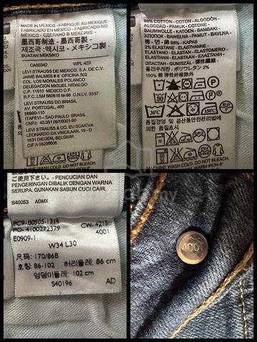 Levi's 505 Single ®️ Straight Cut W34 L30 🇲🇽  - photo 6 of 6