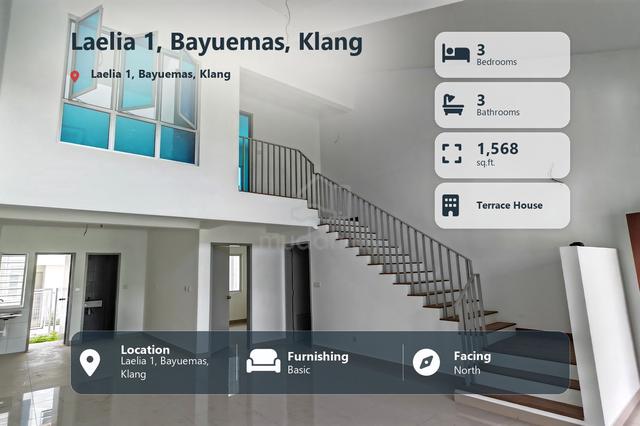 3R3B 1.5 storeys Terrace House @ Laelia 1, Bayuemas, Klang 1