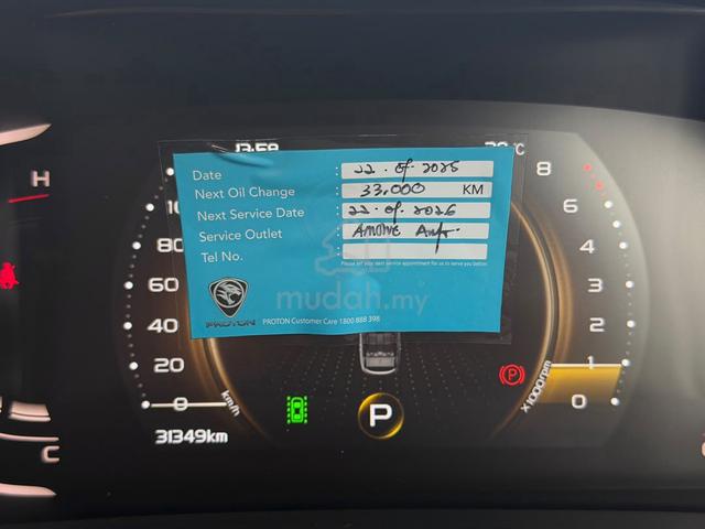2022 Proton X50 1.5 T FLAGSHIP FULL SERVIES 3XK KM - 2