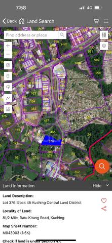 Batu Kitang 7th Mile Mixed Zone Land for Sale 1