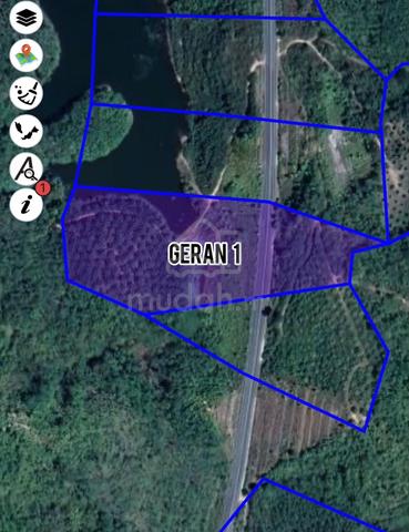 2 Geran Jual Lumpsum ! Tanah 17 Relong RAPAT JALAN ! Geran 1 NAMA ! 5