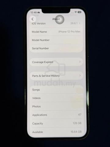 Preloved Iphone 12 Pro Max 128gb Gold For Sales! - photo 4 of 6