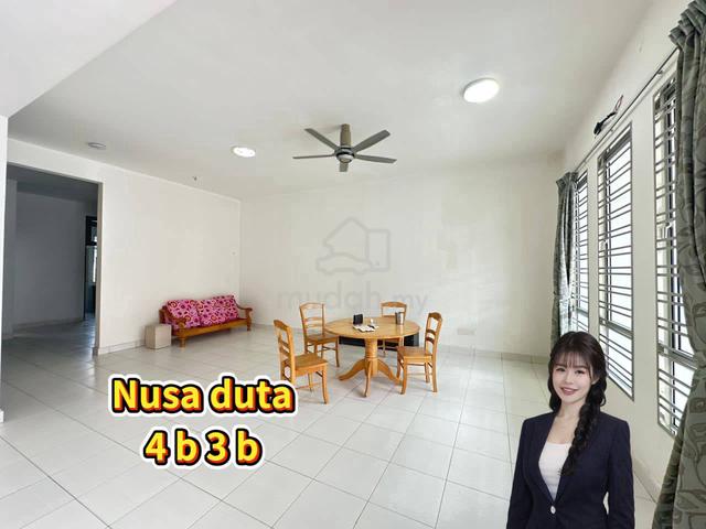 For Rent  Nusa Duta 双层排楼  Bukit indah / nusa bestari (Near eco bo 1