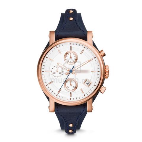 Fossil boyfriend watch blue hotsell