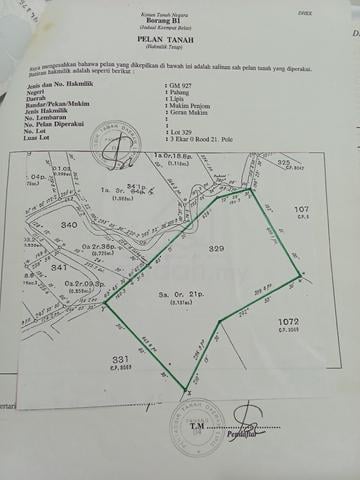 Tanah Pertanian 3 Ekar untuk disewa Kg Lalang Kuala Lipis 1