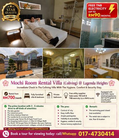 Mochi Room Rental Villa (Coliving) @ Lagenda Heights 1