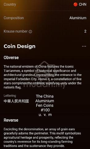 The China Aluminium Fen Coins #100 - photo 6 of 6