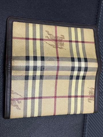Burberry London Nova Check Leather Long Wallet - Bags & Wallets