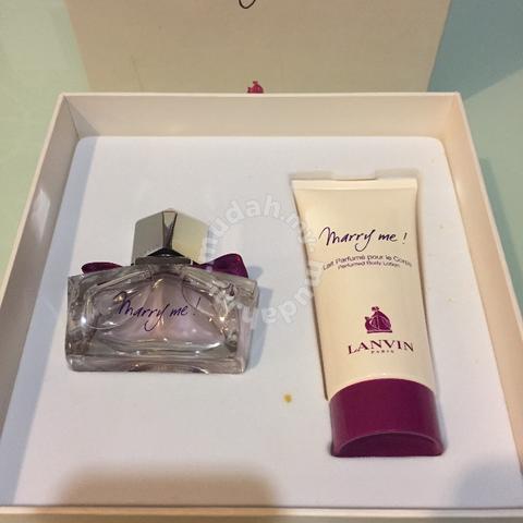 Lanvin Paris Marry Me Perfume Lotion Set Health Beauty for