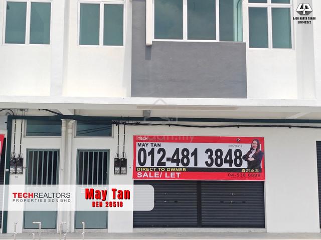 KULIM Town FACING MAIN ROAD New Double Storey Shop Taman Merpati Indah 1