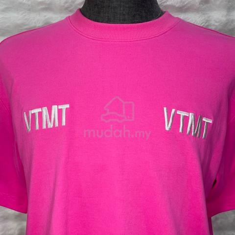 VTMT Pink Tee with Embroided Logo on Chest - photo 3 of 5