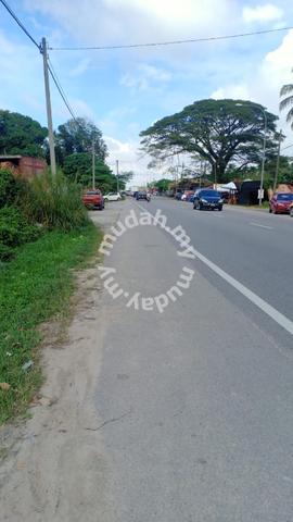 TANAH Luas 1.38 ekar, tepi JALAN UTAMA KUBANG KERIAN 1