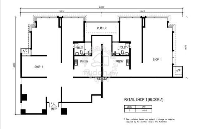 BRAND NEW Retail Lot @Vision Residence Condominium for Sale 1