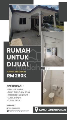 Rumah Untuk Dijual 🔥 | TAMAN LEMBAH PERMAI 1