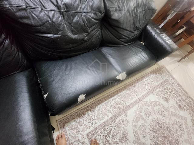 Sofa L-Shape Hitam 9.5 Kaki – Kukuh & Selesa  - photo 6 of 6