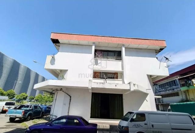 Corner Lot|Ground Floor|with Mezzanine|HSK Industrial Centre|Inanam 1