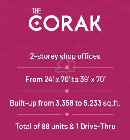 [NEW Shoplot for Rent] Ground floor. The Corak Bandar Serenia, Sepang 1