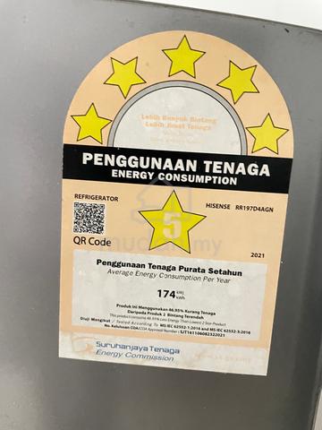 Hisense Refrigerator 170 Lts. single door 5 star - photo 3 of 4