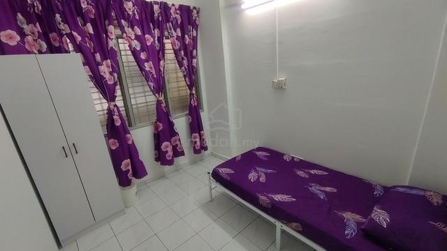 Bilik SINGLE saiz BESAR non sharing ada lif GUARD 24 HR 1