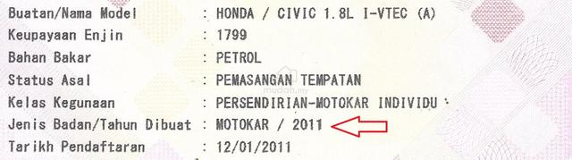 Honda CIVIC 1.8 MUGEN (A)1THN WARANTY LOAN KEDAI - 2
