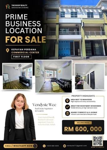 FOR SALE - Kepayan Perdana Shoplot 1