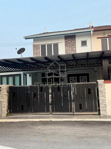 RENOVATED EXTENDED End Lot Double Storey, Taman Perepat Indah 1