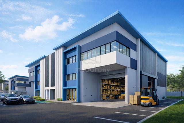 Big & Modern Semi-Detached Factory Beside Plus Highway 1