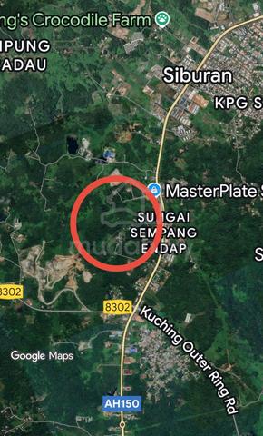 Land For Sale! Located at Kuching Serian 16 mile 1