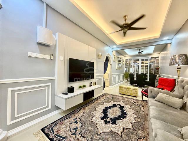 FACING OPEN, Fully Reno & Extended Single Storey Tmn Rakan Sungai Long 1