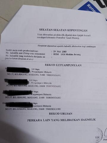 Tanah kebun getah 1