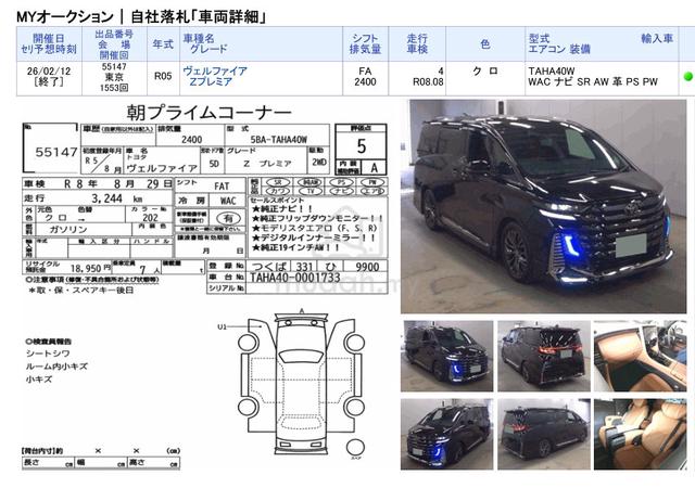 2023 Toyota VELLFIRE 2.4 Z PREMIER (A) - 3