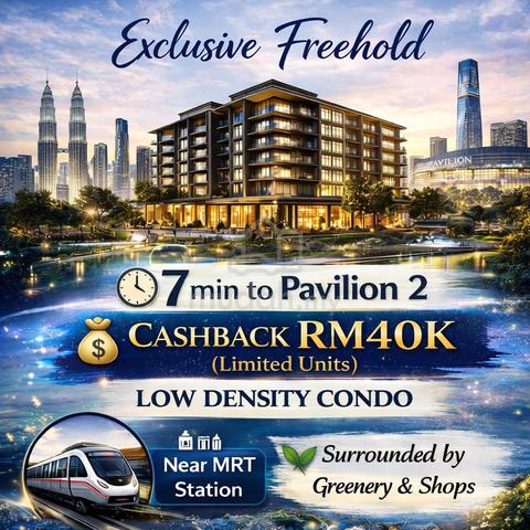 Bumi Entitled CASHBACK【 Hilltop Near MRT Serdang 】Freehold Full Loan, Bukit Jalil, Kuala Lumpur 1