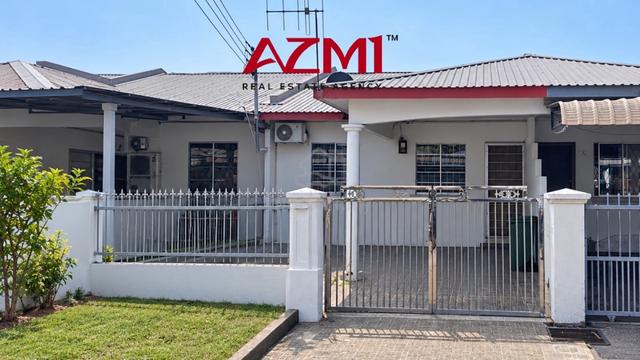 Stainless Steel Gate Single Storey Terrace Intermediate Senadin Miri 1