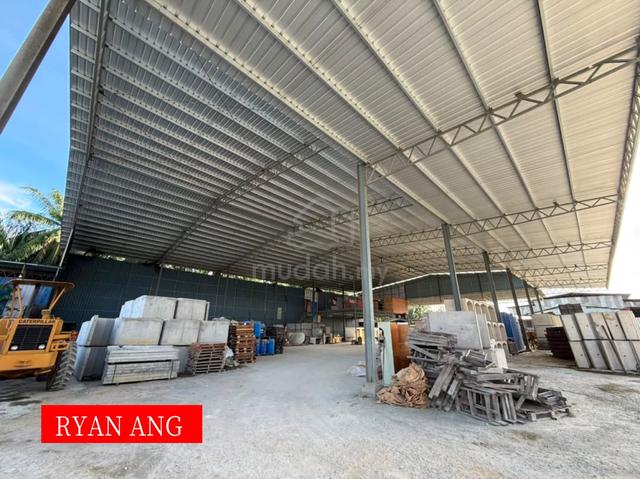 Single Storey Heavy Duty Factory Warehouse For Rent Nibong Tebal 1