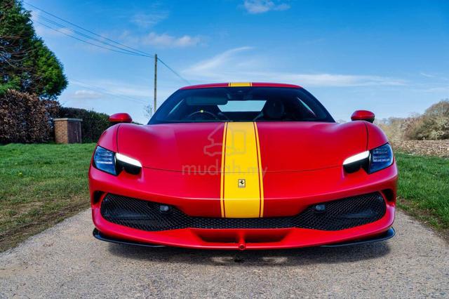 2023 Ferrari 296 GTB MATTE RED CARBON PACK JBL 8K - 2