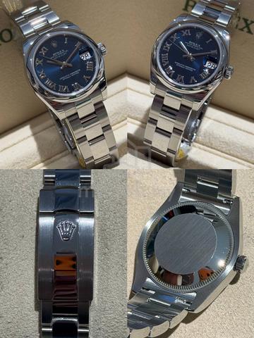 Rolex Datejust 31mm Blue Roman Dial 178240 2016 - photo 4 of 5