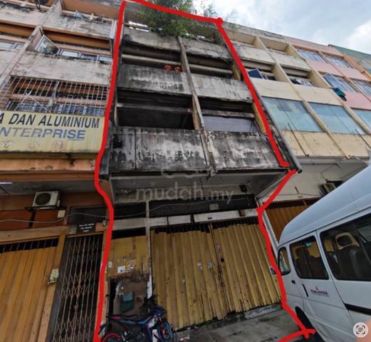 FREEHOLD n NON BUMI 4 STOREY SHOP/OFFICE LOT JALAN PAHANG KUALA LUMPUR 1