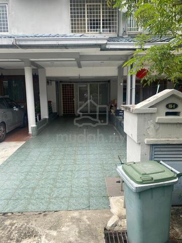 {BEST RENT}Bukit OUG Townhouse{Upper Unit}3+1 Room-Walk to LRT & SHOP 3