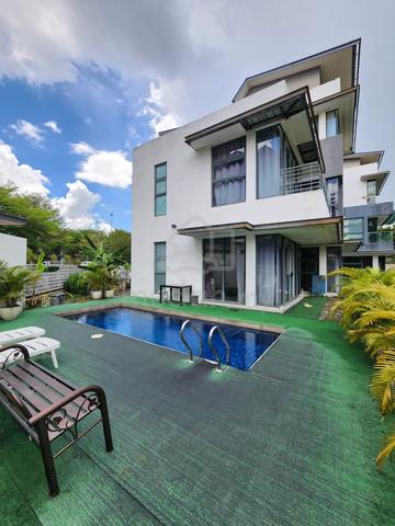 FOR RENT-Private Swimming Pool 3-Storey Sera Villa@Presint 8 Putrajaya 1