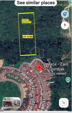 Tanah 3.45 ekar hot area gombak selangor untuk dijual 1