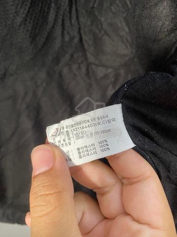 ASICS Y2K Black Blue Colorblock Hooded Jacket - photo 4 of 6