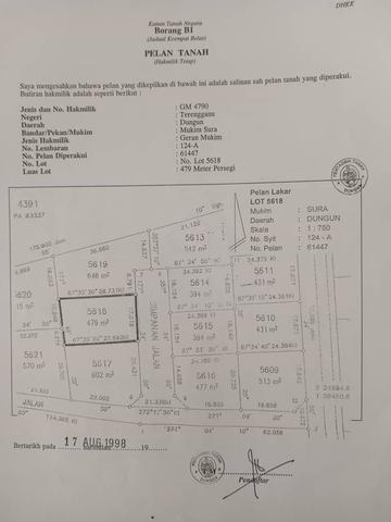 Lot banglo Di Sura Hujung untuk dijual 1