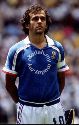1986 フランス代表 ユニフォーム #10 PLATINI - メルカリ