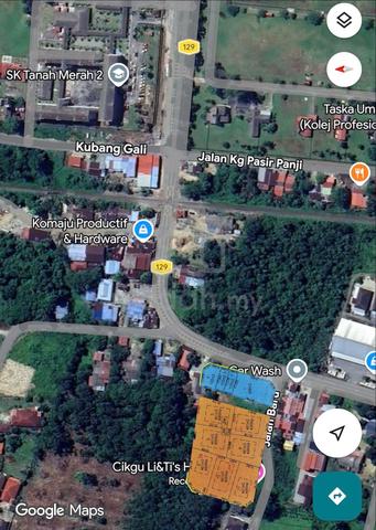 TANAH Merah Lot Banglo dan kedai tepi jalan untuk dijual 1