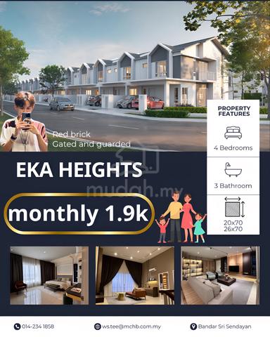 Full Loan Cashback 52k✨【Freehold 22x70】Landed Nilai Eka Height 1