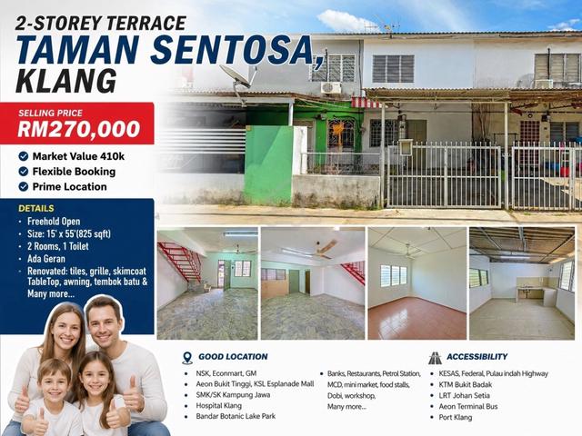 Double Storey Taman Sentosa Klang 1