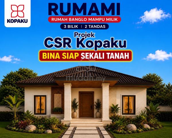 Link Banglo Rumami-Di Kolam Abu Dalam Bandar Machang 1