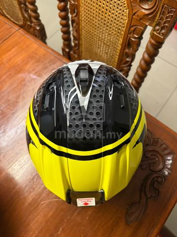 Arai Signet-X Dyno Yellow Full Face Helmet + Cover - photo 4 of 6