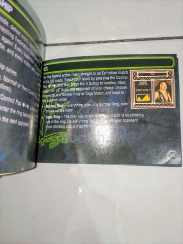 WWF WrestleMania 2000 Game Boy Color GBC Manual  - photo 4 of 5