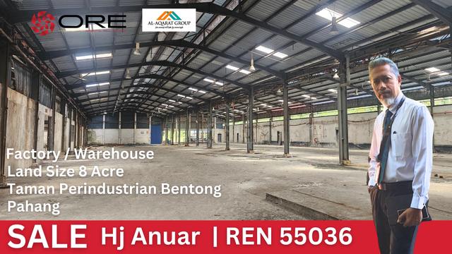 Below Market 8 Acre Factory Warehouse Taman Perindustrian Bentong SALE 1